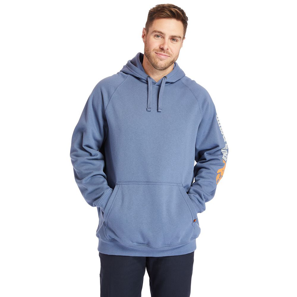 Timberland Mens Sweatshirts PRO® Big & Tall Hood Honcho Sport Hoodie - Blue - India LE5046738